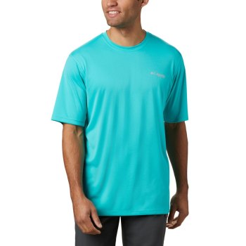 Columbia Muške Majice - PFG Zero Rules Short Sleeve Svijetlo Tirkizne | PMSI-51026